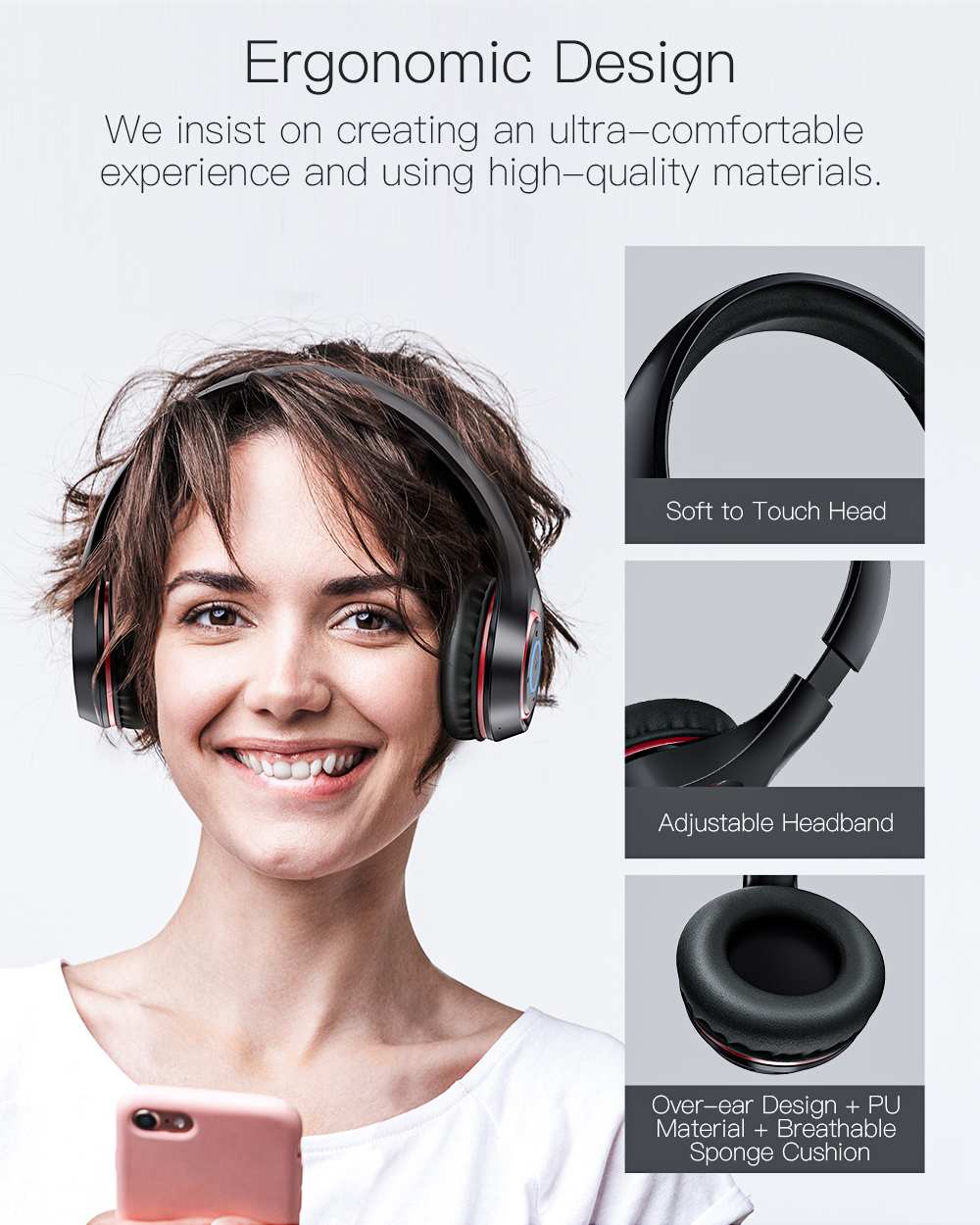 Stereo Music Wireless Headphones - Sdoutfit