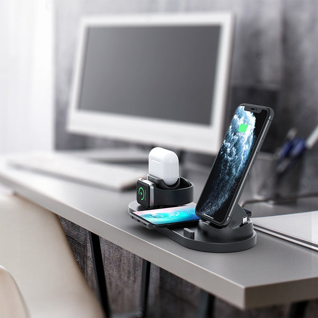 6 In 1 Wireless Charger Dock Station - Sdoutfit