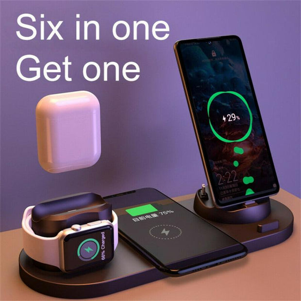 6 In 1 Wireless Charger Dock Station - Sdoutfit