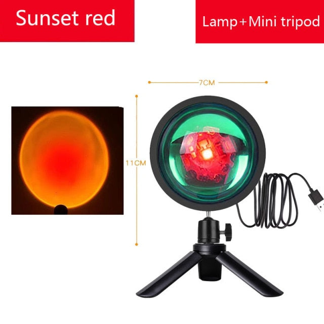 Sunset Projection LED Night Lamp - Sdoutfit